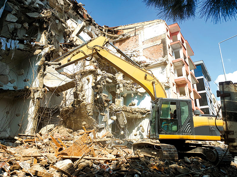 Современные способы демонтажа зданий
